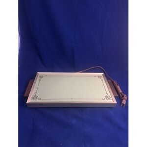 Vintage Devon Electric Warming Tray 1970s Glass Food Warmer Model 1418
